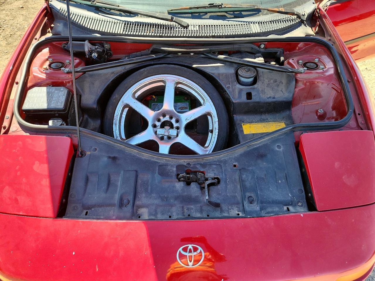 1992 Toyota Mr2 Sport Roof Red vin: JT2SW21N9N0017618