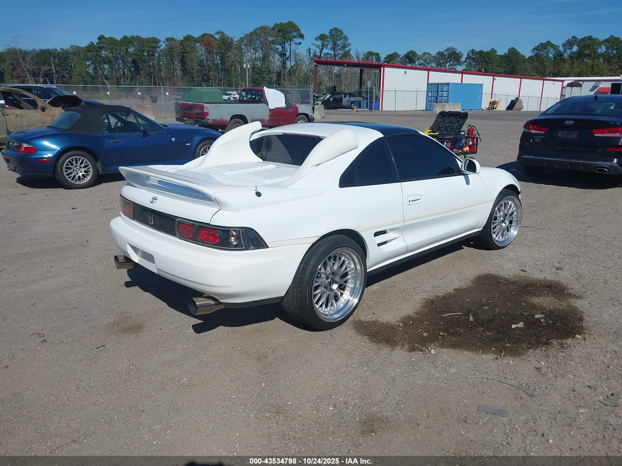 1992 Toyota Mr2 Sport Roof White vin: JT2SW22N1N0055133