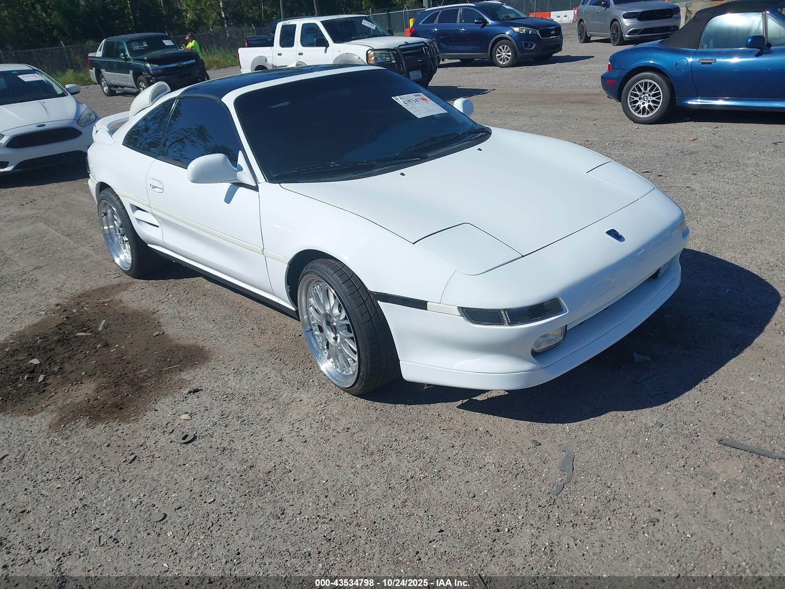 1992 Toyota Mr2 Sport Roof White vin: JT2SW22N1N0055133