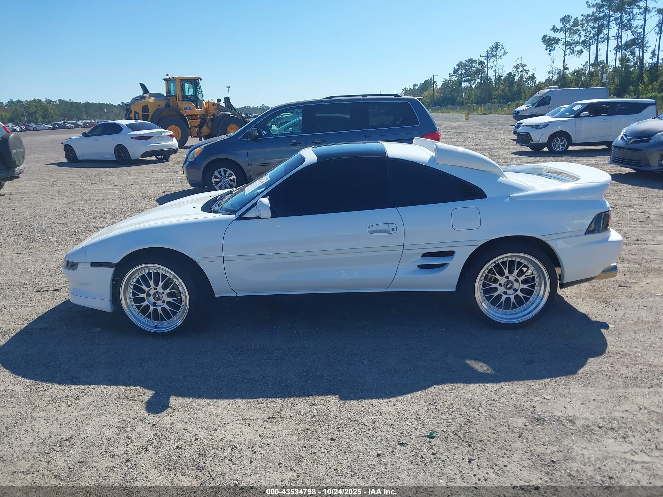 1992 Toyota Mr2 Sport Roof White vin: JT2SW22N1N0055133
