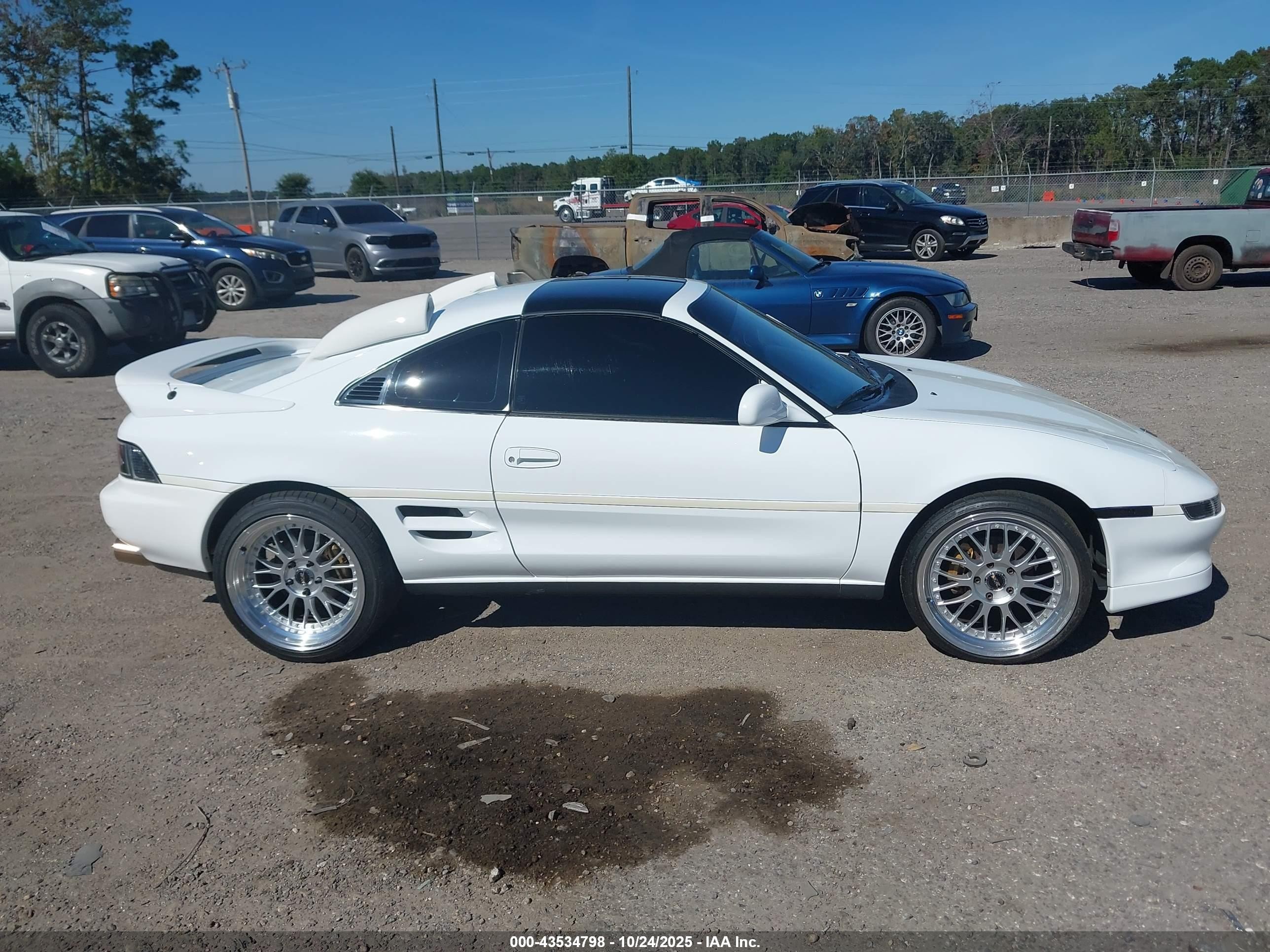 1992 Toyota Mr2 Sport Roof White vin: JT2SW22N1N0055133
