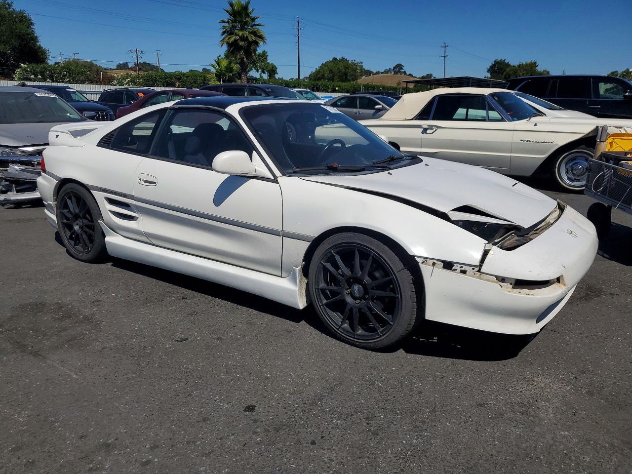 1993 Toyota Mr2 Sport Roof White vin: JT2SW22N7P0079620
