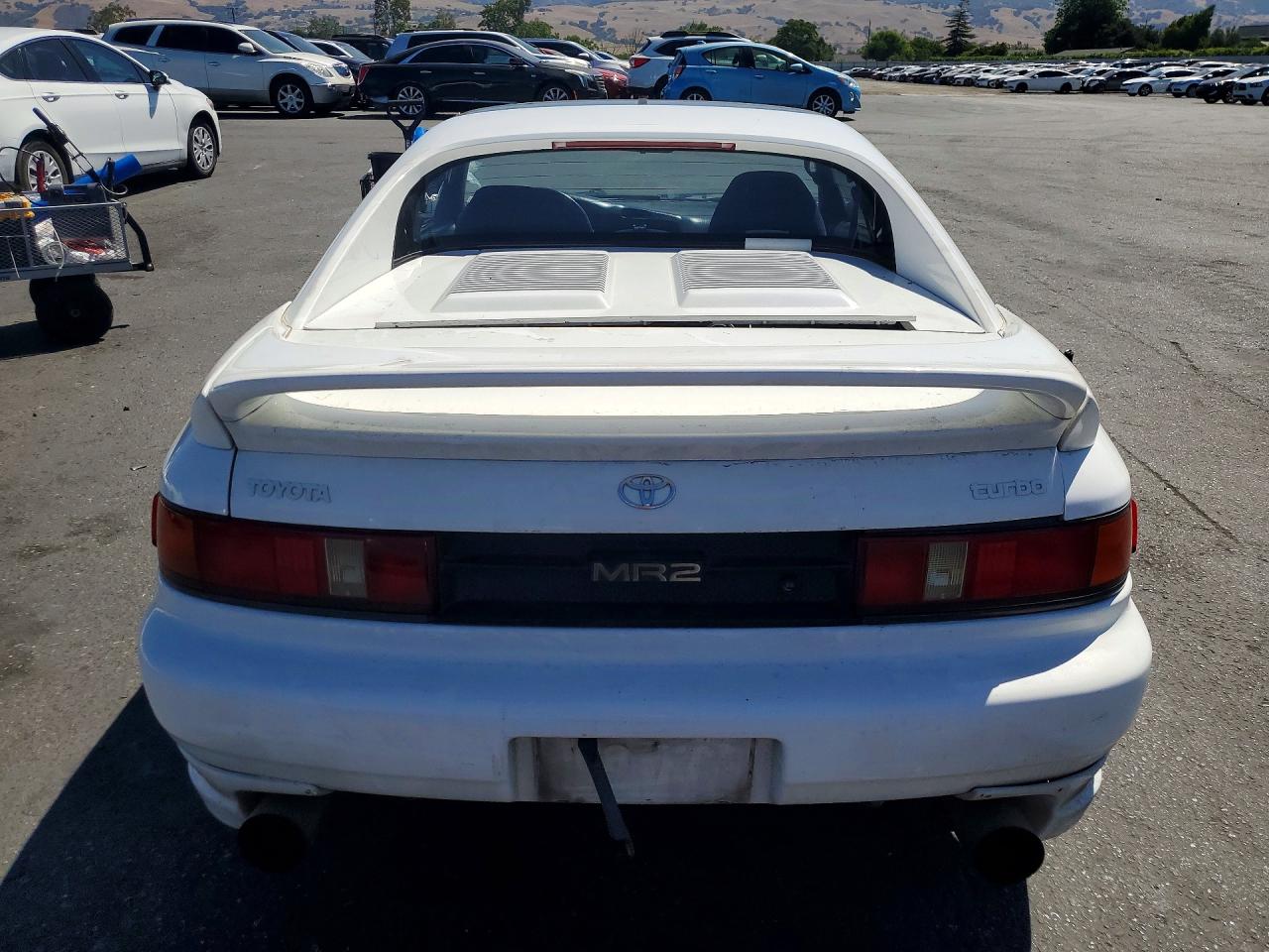 1993 Toyota Mr2 Sport Roof White vin: JT2SW22N7P0079620