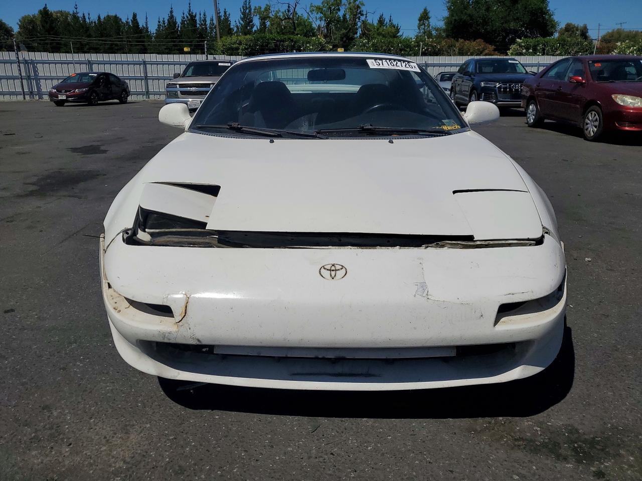 1993 Toyota Mr2 Sport Roof White vin: JT2SW22N7P0079620