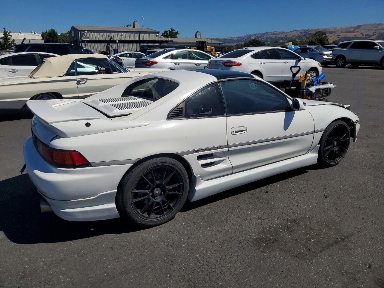 1993 Toyota Mr2 Sport Roof White vin: JT2SW22N7P0079620