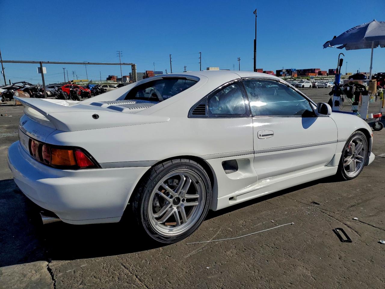 1993 Toyota Mr2 Sport Roof White vin: JT2SW22NXP0077909