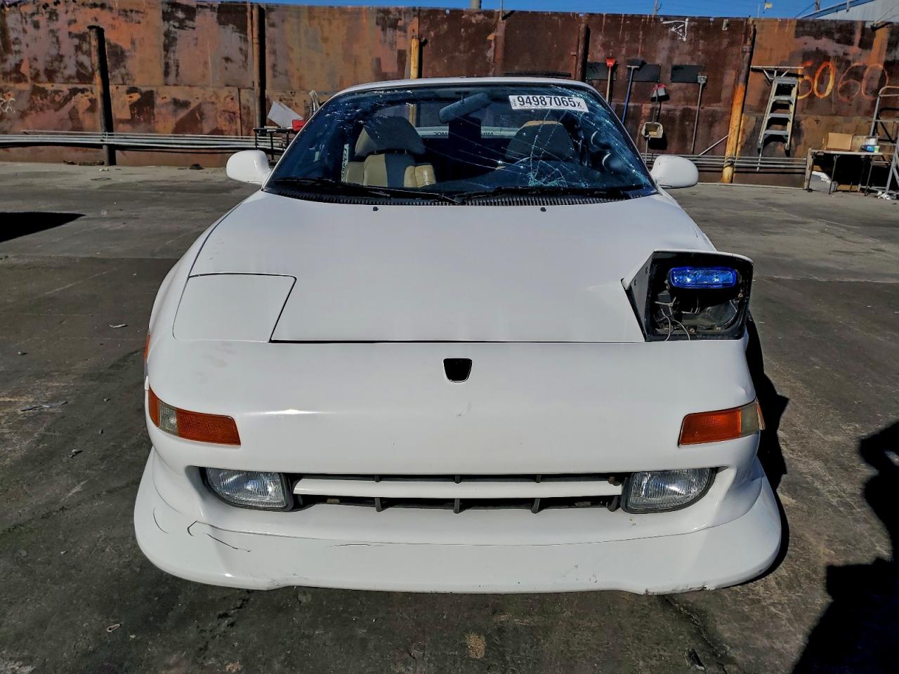 1993 Toyota Mr2 Sport Roof White vin: JT2SW22NXP0077909