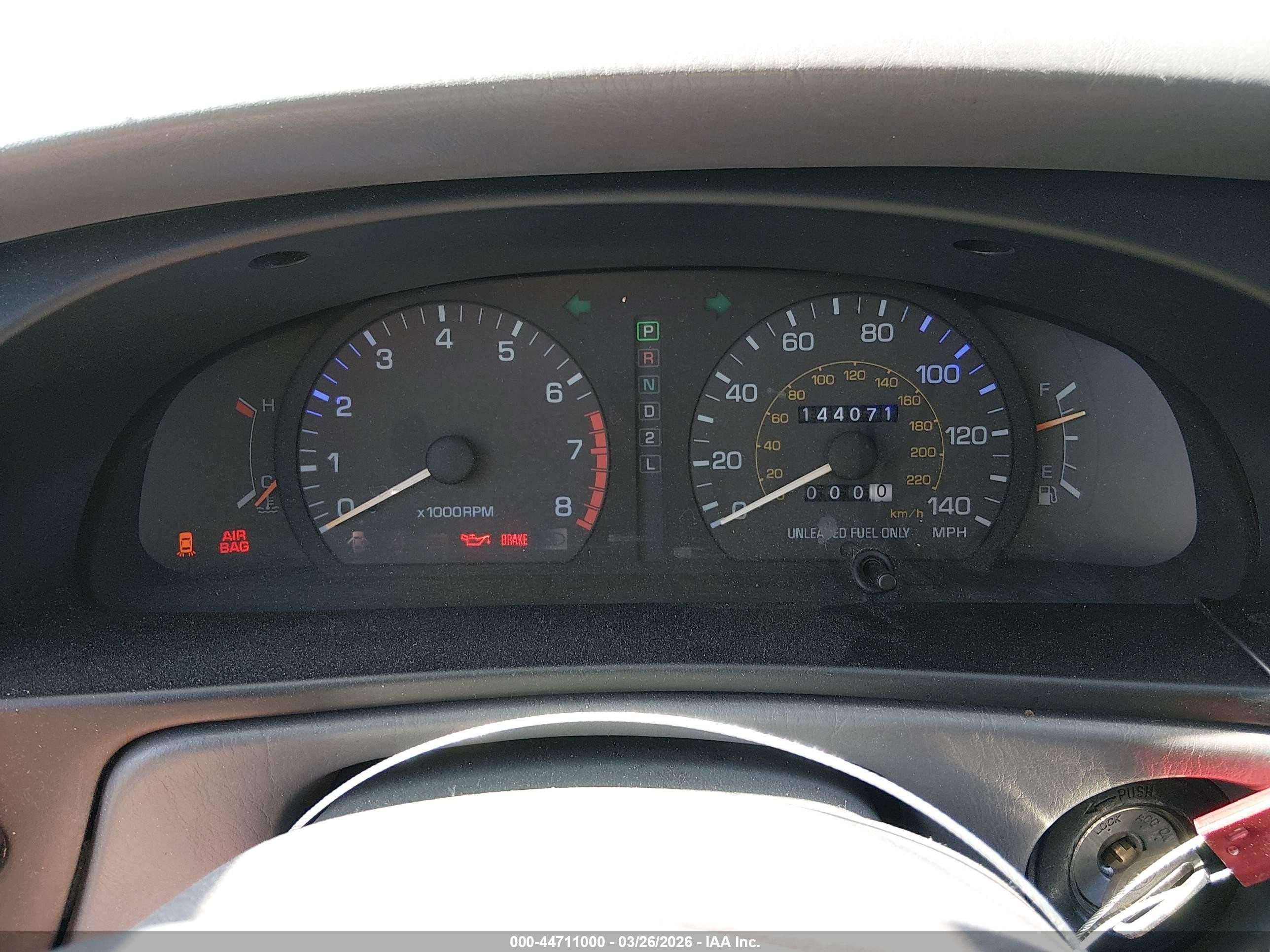 1993 Toyota Camry Le White vin: JT2VK12E9P0184002
