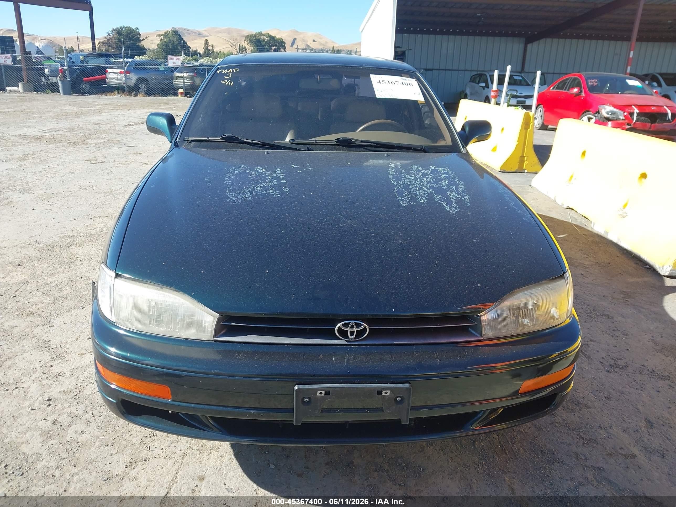 1993 Toyota Camry Xle Green vin: JT2VK13E1P0192545