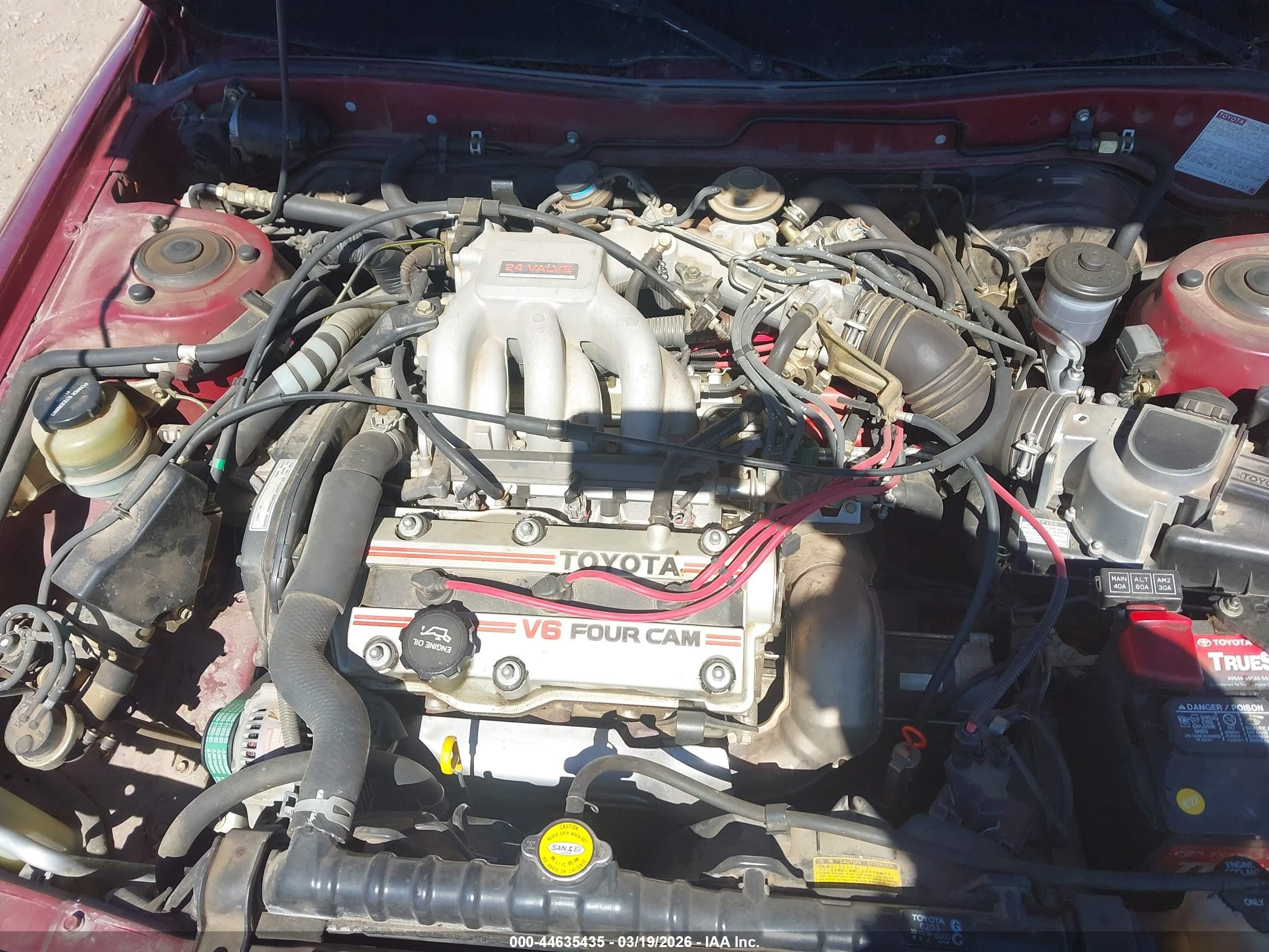 1989 Toyota Camry Dlx Красный vin: JT2VV21E3K0065126