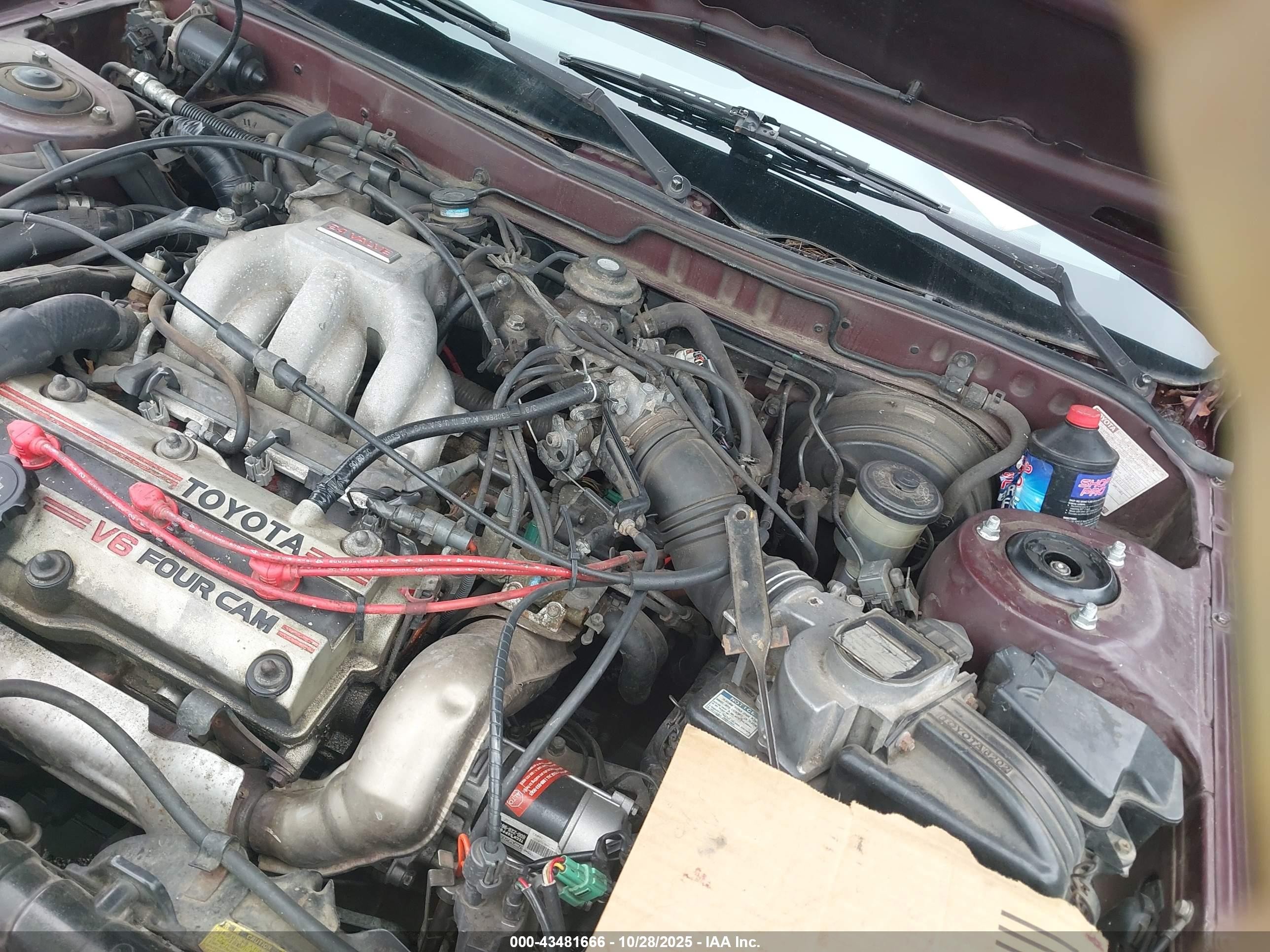 1990 Toyota Camry Dlx Темно-бордовый vin: JT2VV21W0L0112333