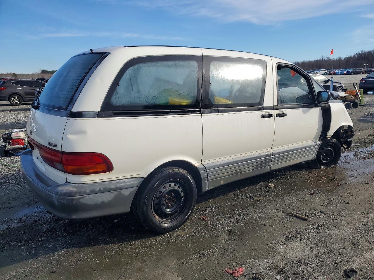 1991 Toyota Previa Deluxe Белый vin: JT3AC11R2M0029122