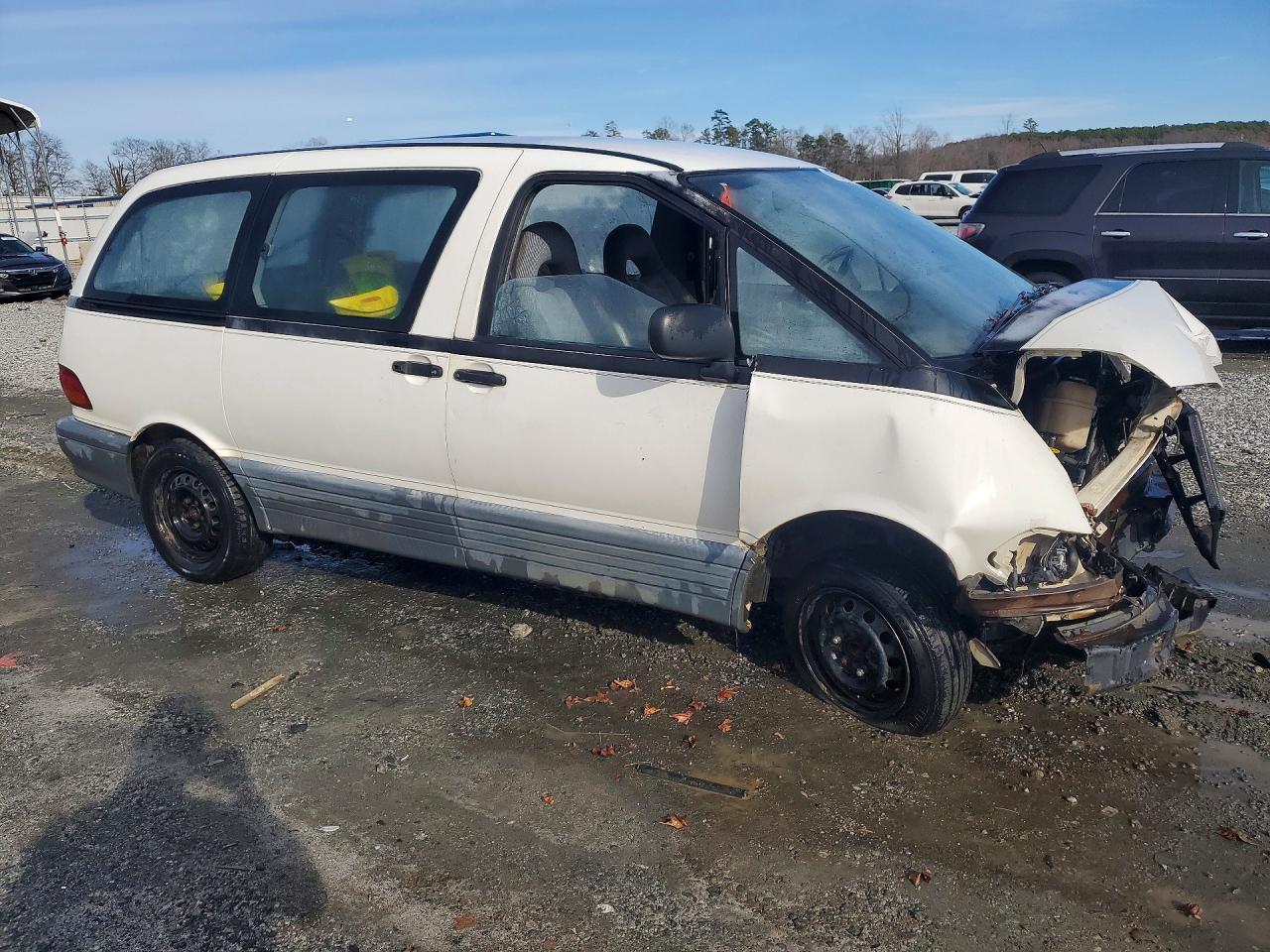 1991 Toyota Previa Deluxe Белый vin: JT3AC11R2M0029122