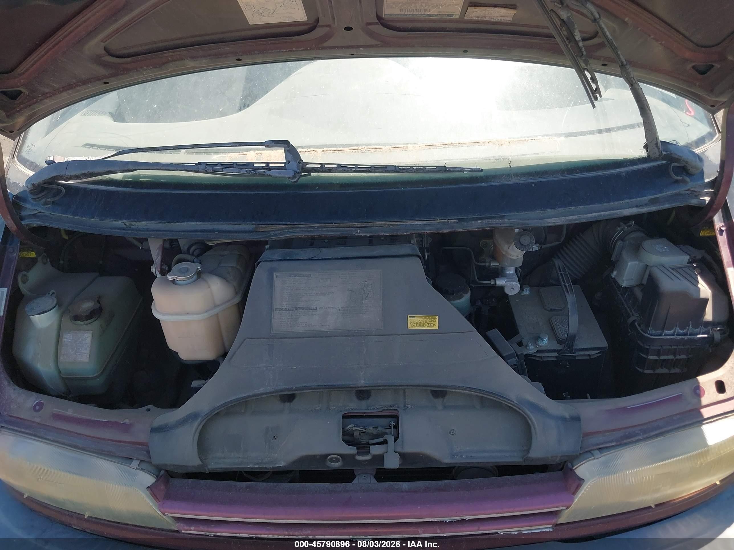 1993 Toyota Previa Dx Бордовый vin: JT3AC11R2P1115755
