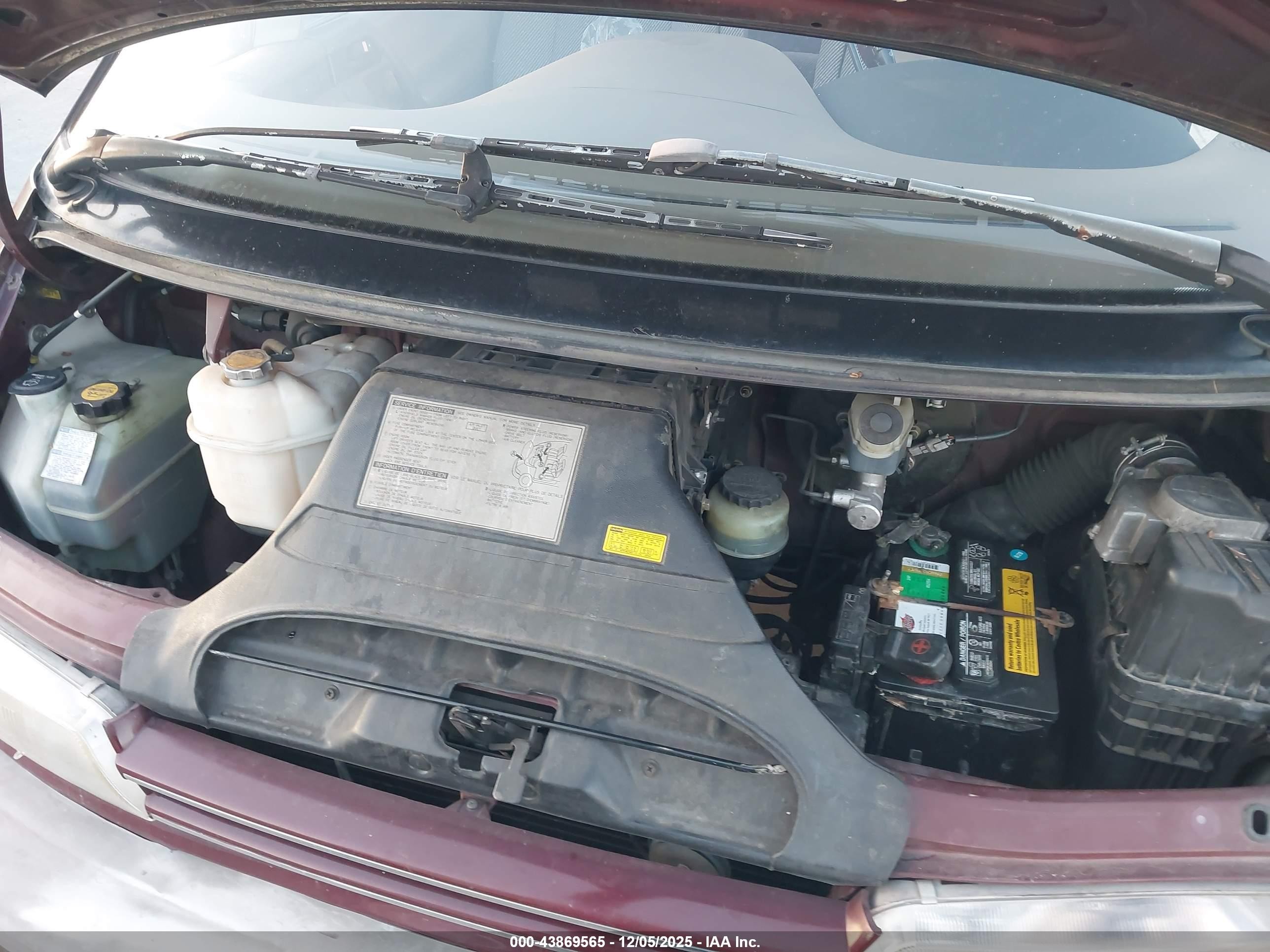1993 Toyota Previa Dx Burgundy vin: JT3AC11R4P1114994