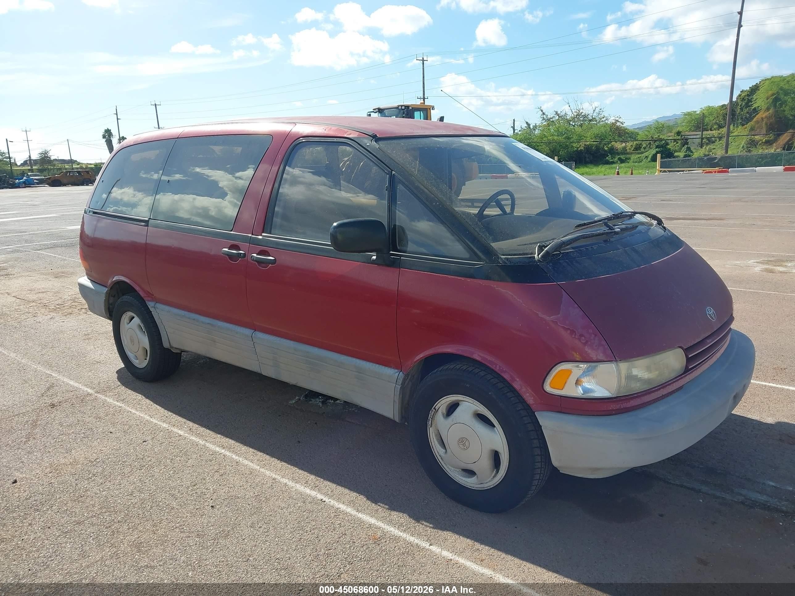1993 Toyota Previa Le Red vin: JT3AC12R3P1070629