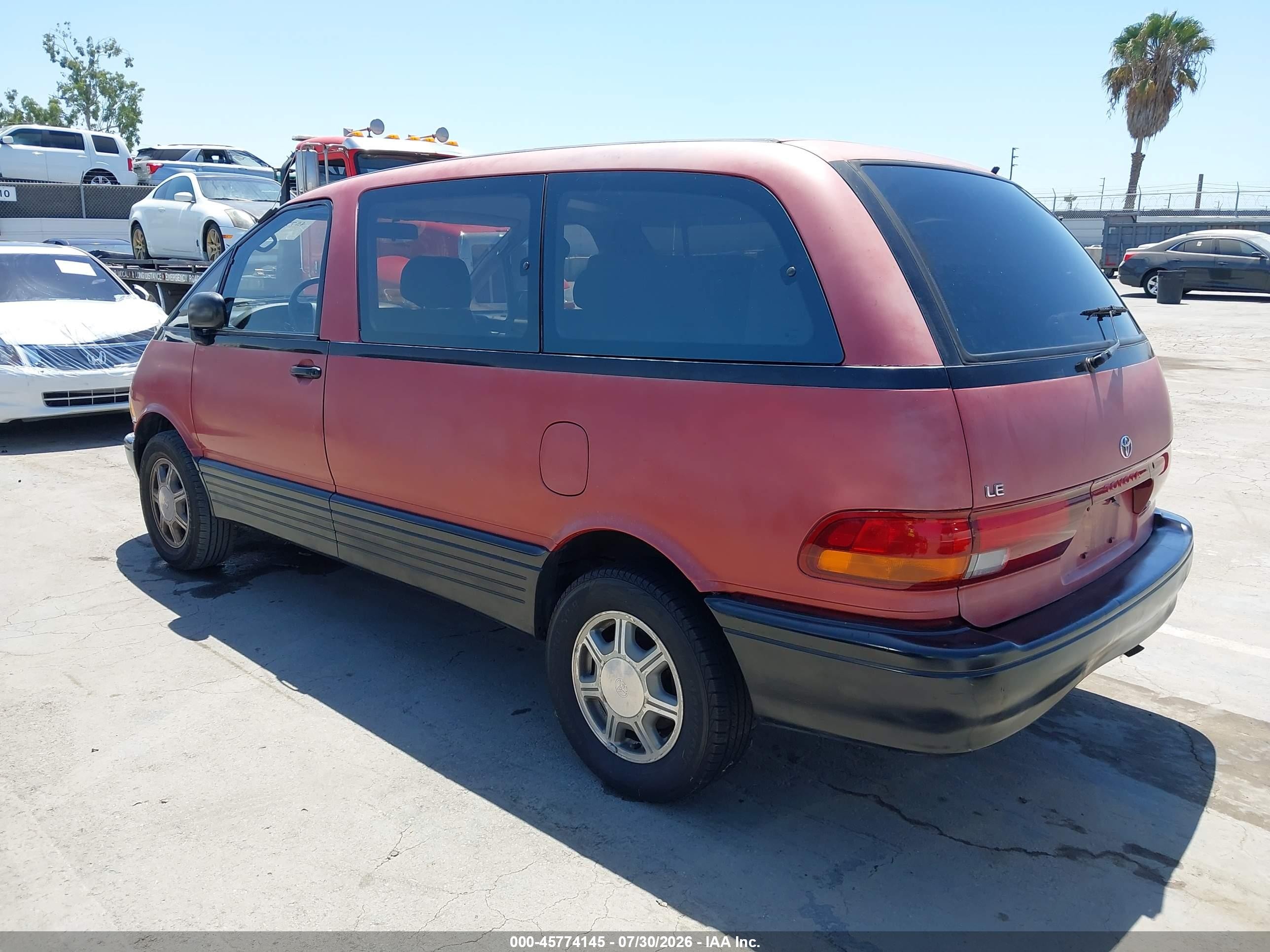 1994 Toyota Previa Le Red vin: JT3AC12R4R1134468