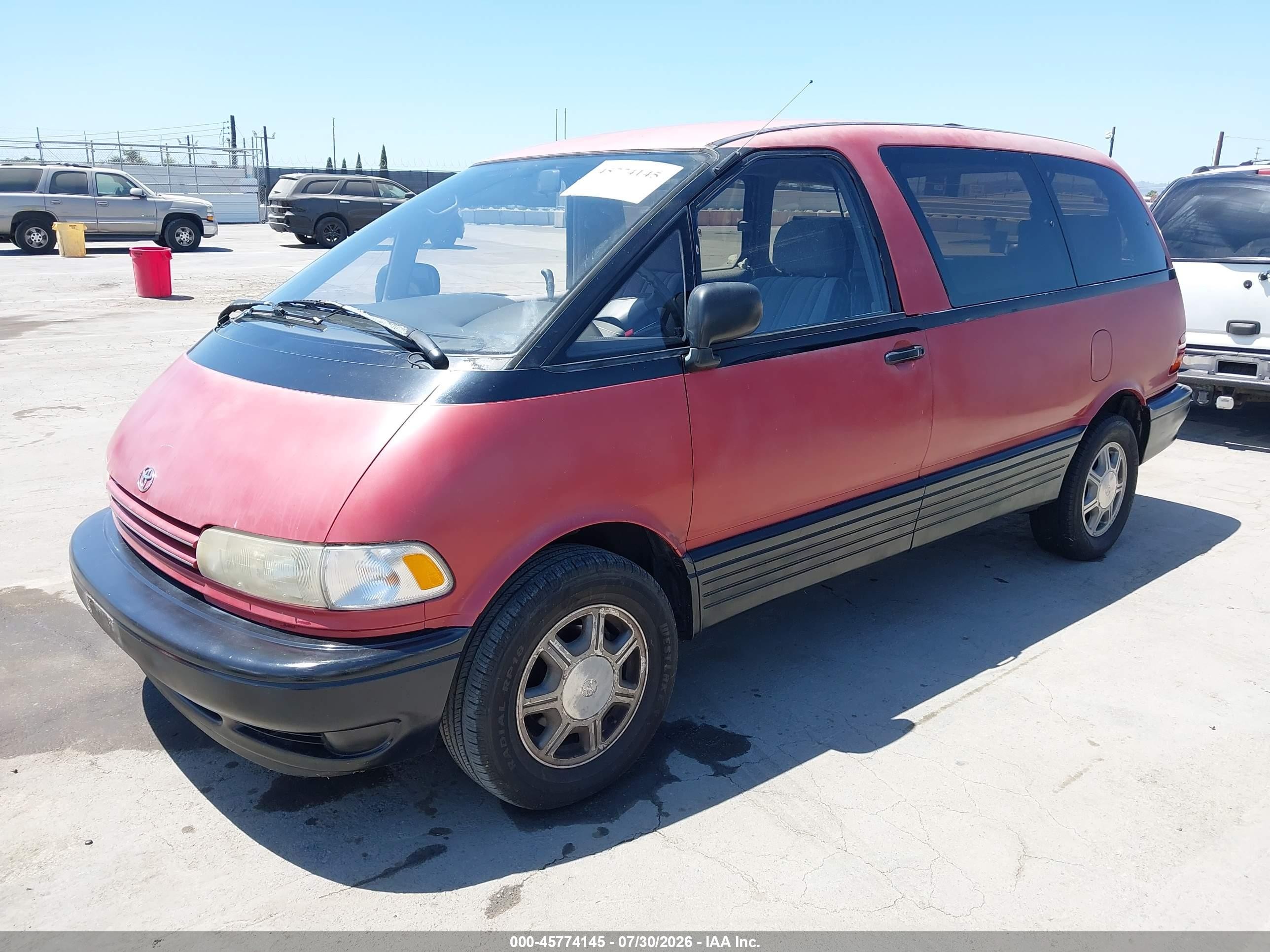 1994 Toyota Previa Le Red vin: JT3AC12R4R1134468