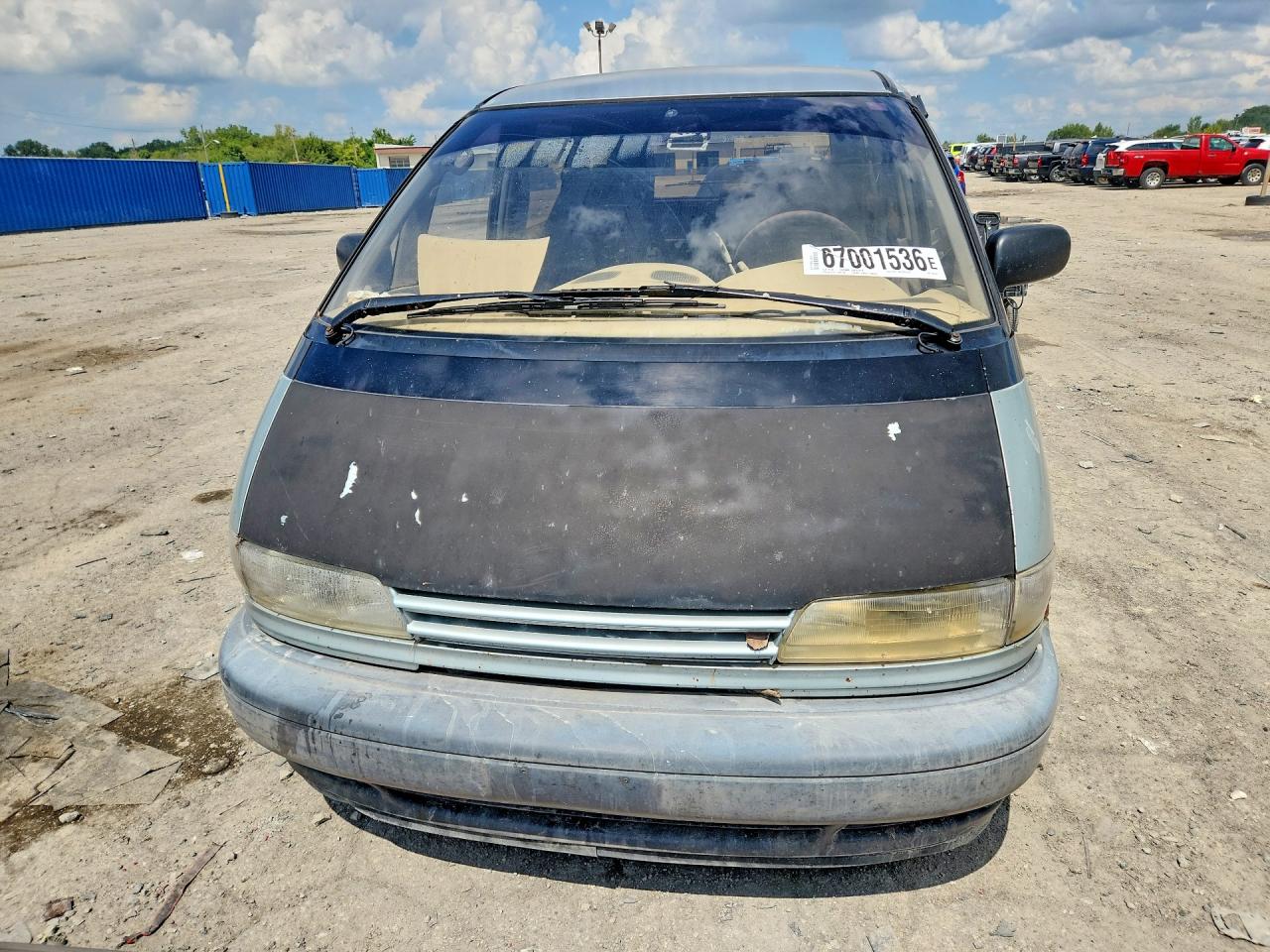 1993 Toyota Previa Le Синий vin: JT3AC12R9P1083479