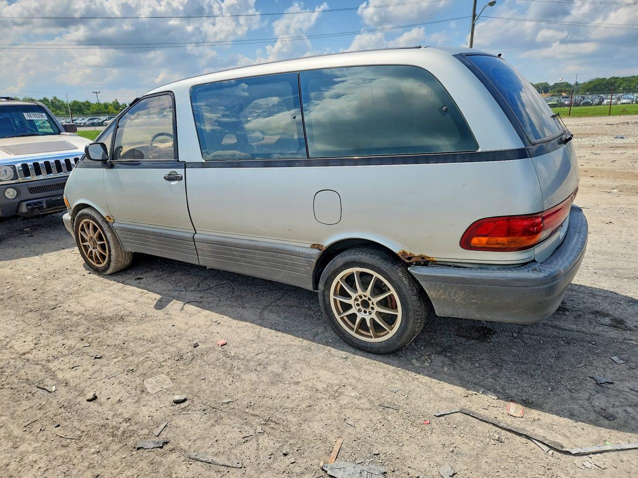 1993 Toyota Previa Le Синий vin: JT3AC12R9P1083479