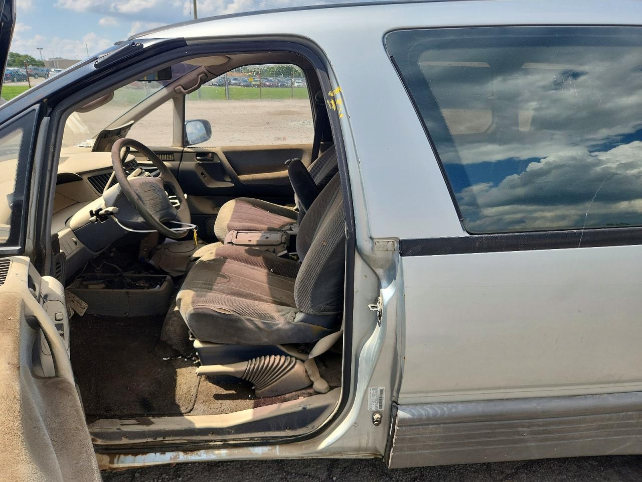 1993 Toyota Previa Le Синий vin: JT3AC12R9P1083479