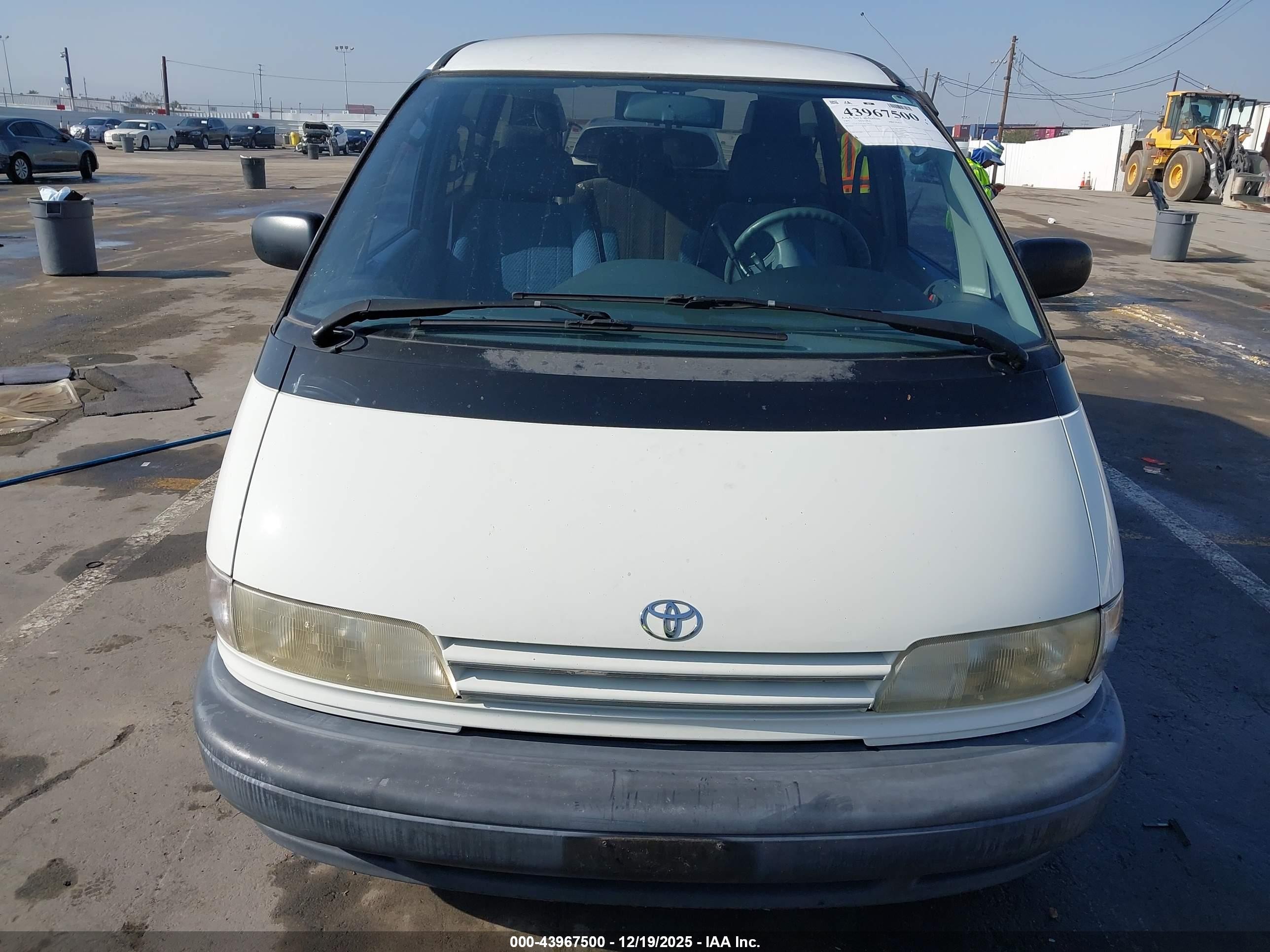 1995 Toyota Previa Dx White vin: JT3AC13R0S1178973