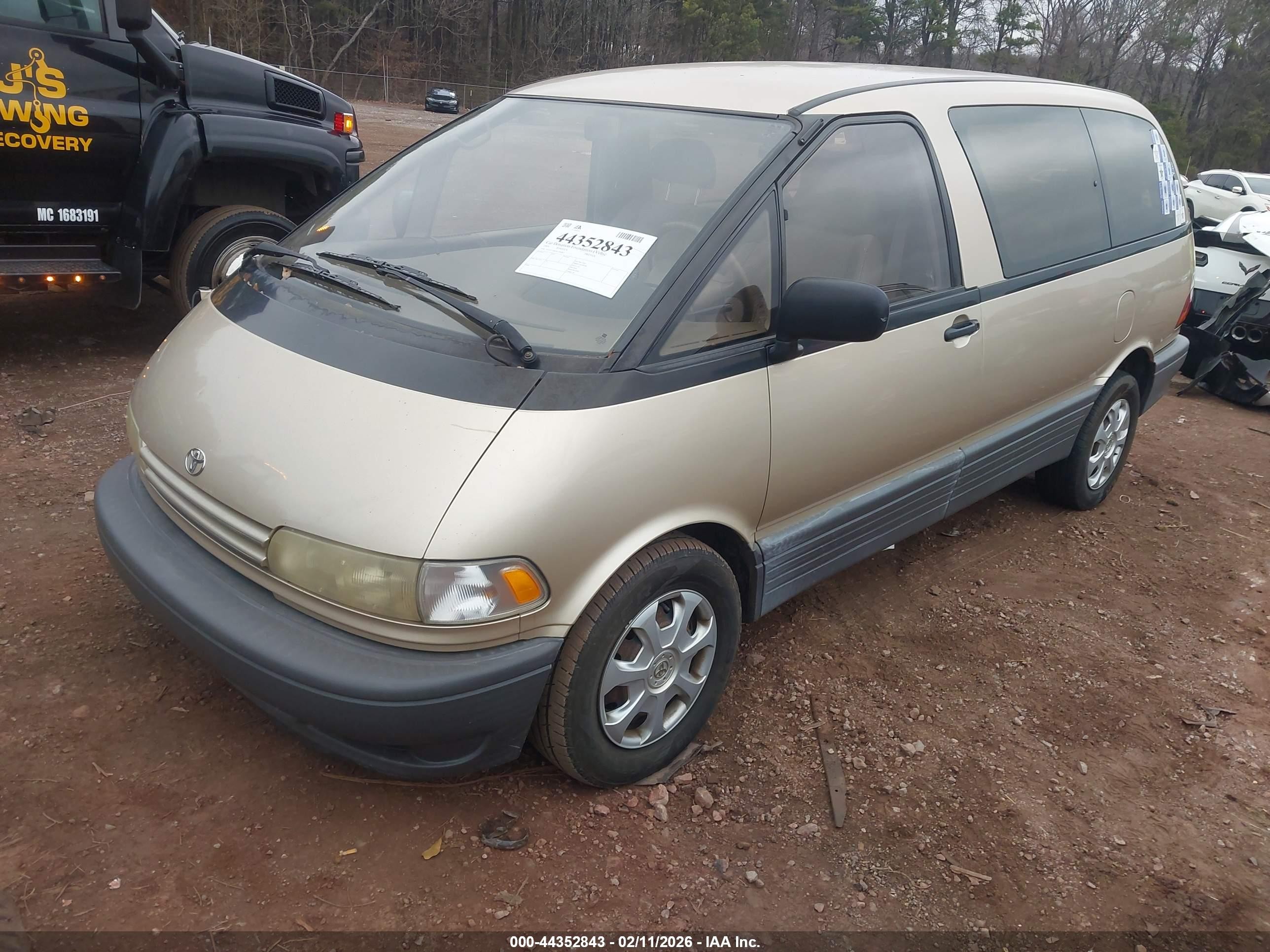 1995 Toyota Previa Dx Gold vin: JT3AC13R3S1196867
