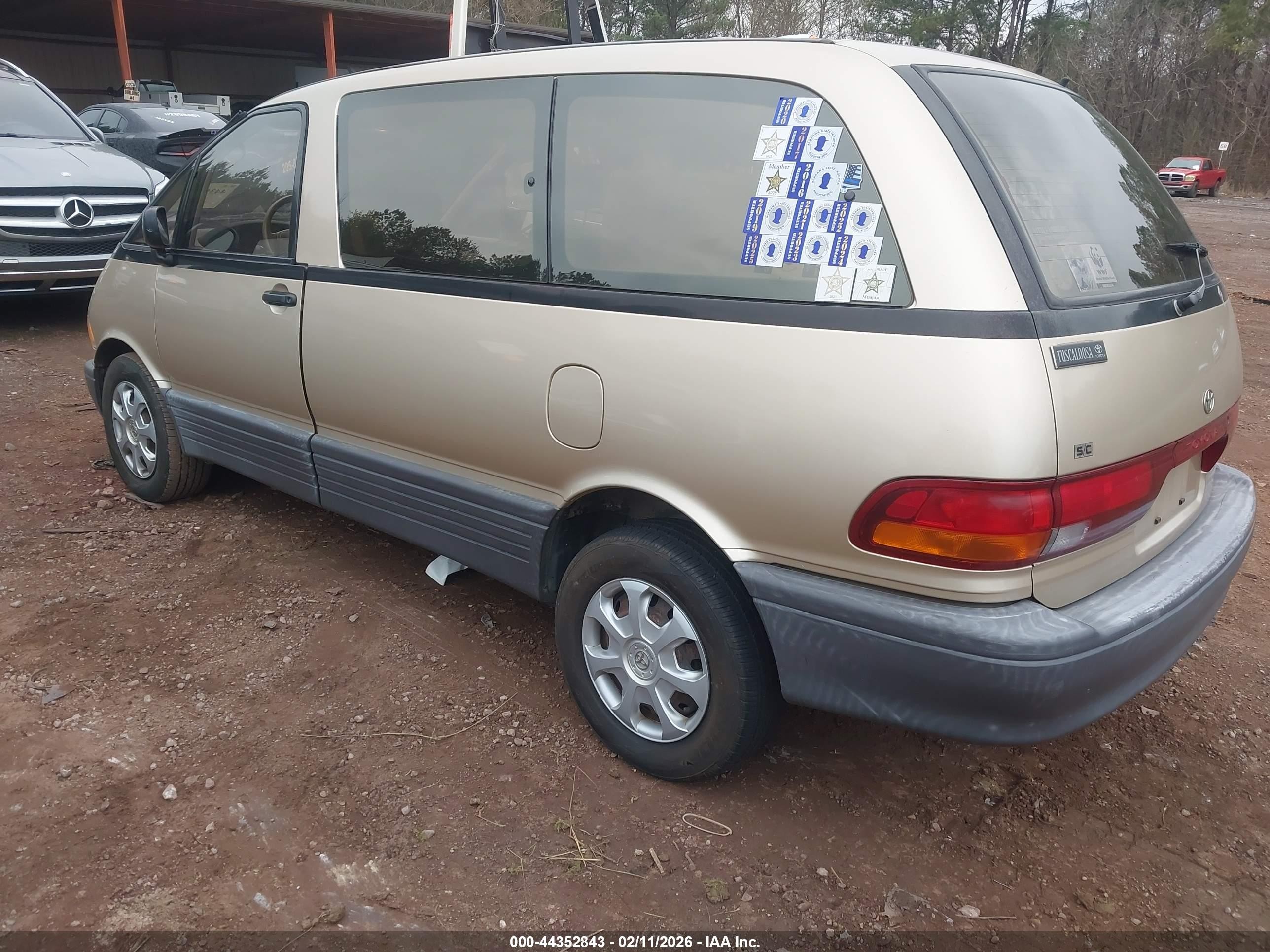 1995 Toyota Previa Dx Gold vin: JT3AC13R3S1196867