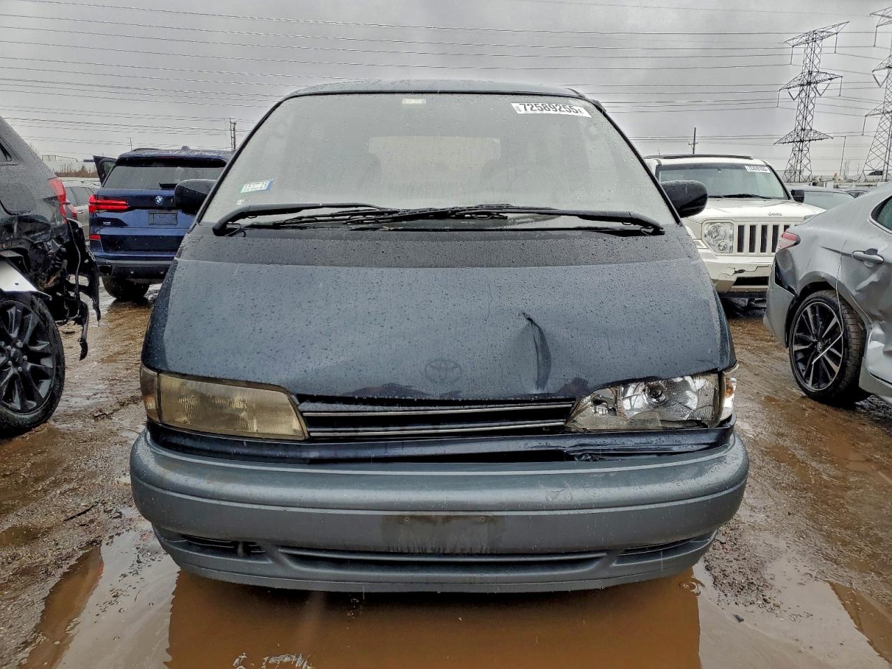 1995 Toyota Previa Dx Black vin: JT3AC13R9S1192077