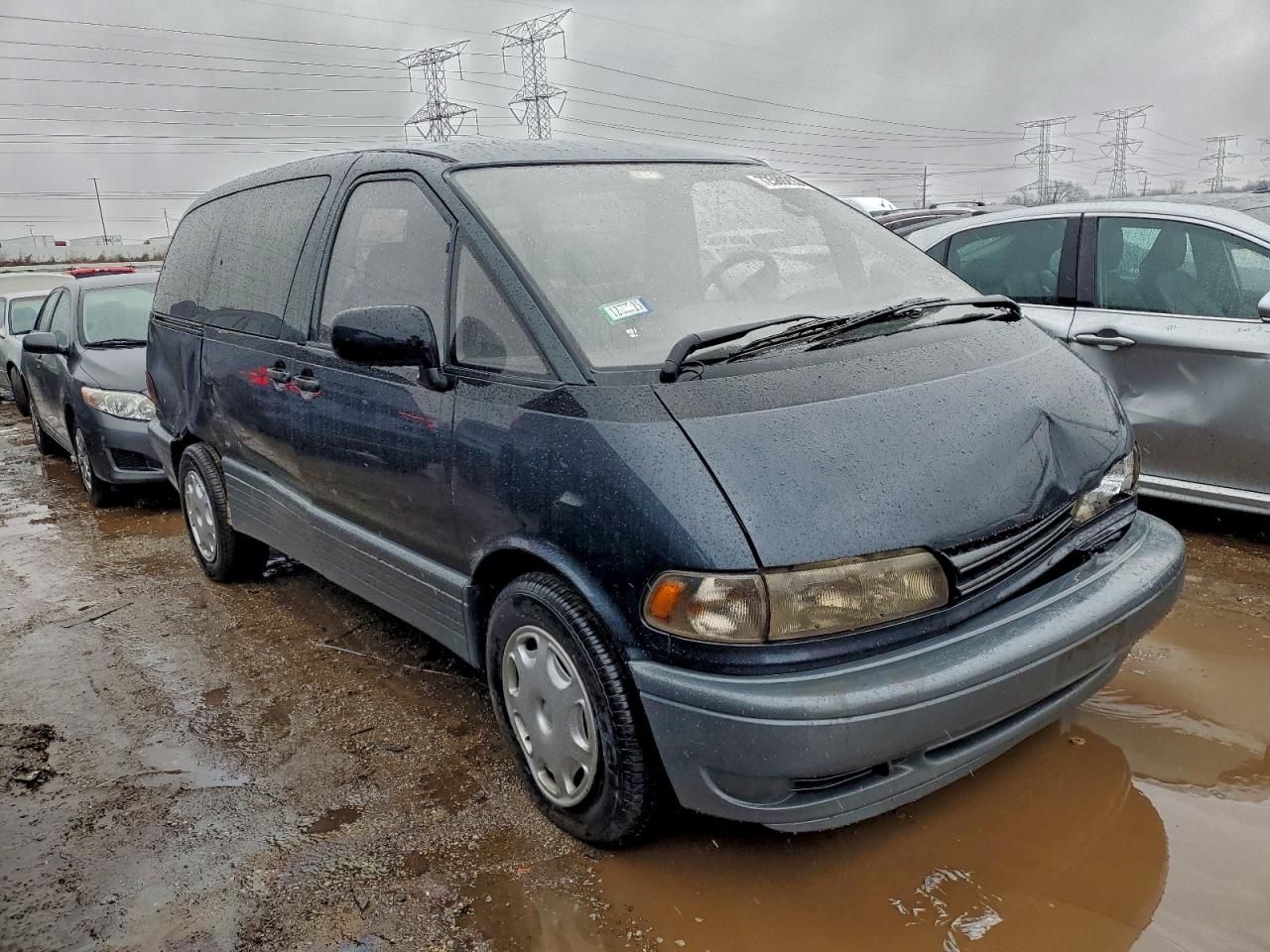 1995 Toyota Previa Dx Black vin: JT3AC13R9S1192077