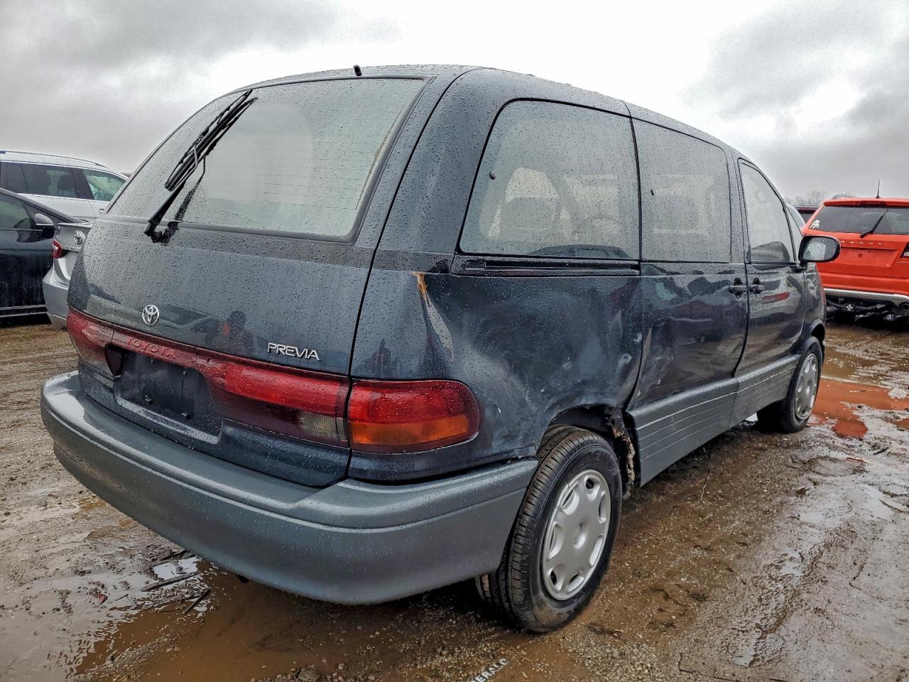 1995 Toyota Previa Dx Black vin: JT3AC13R9S1192077