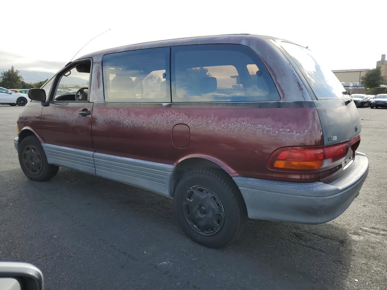 1995 Toyota Previa Le Burgundy vin: JT3AC14R6S1166048