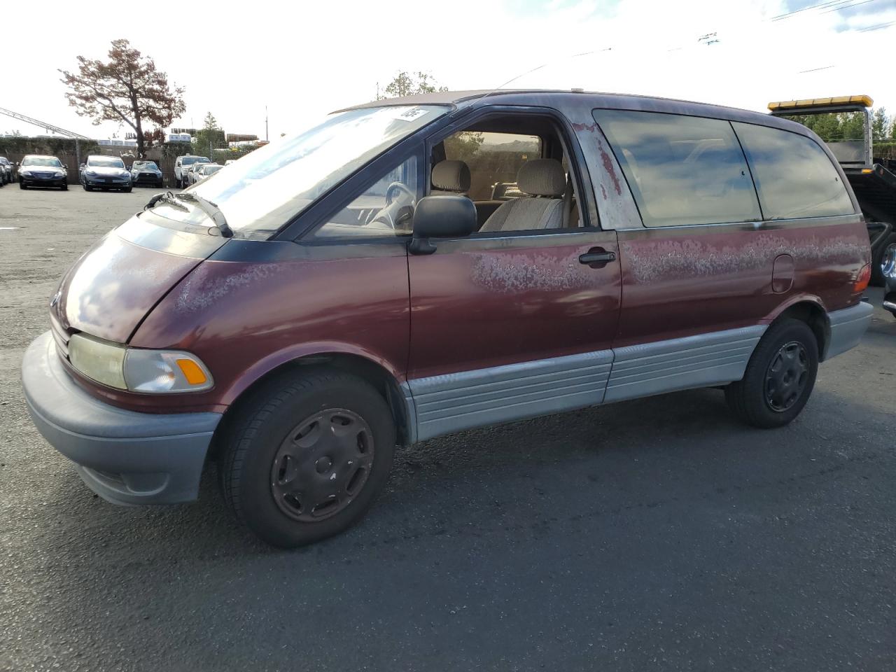 1995 Toyota Previa Le Burgundy vin: JT3AC14R6S1166048