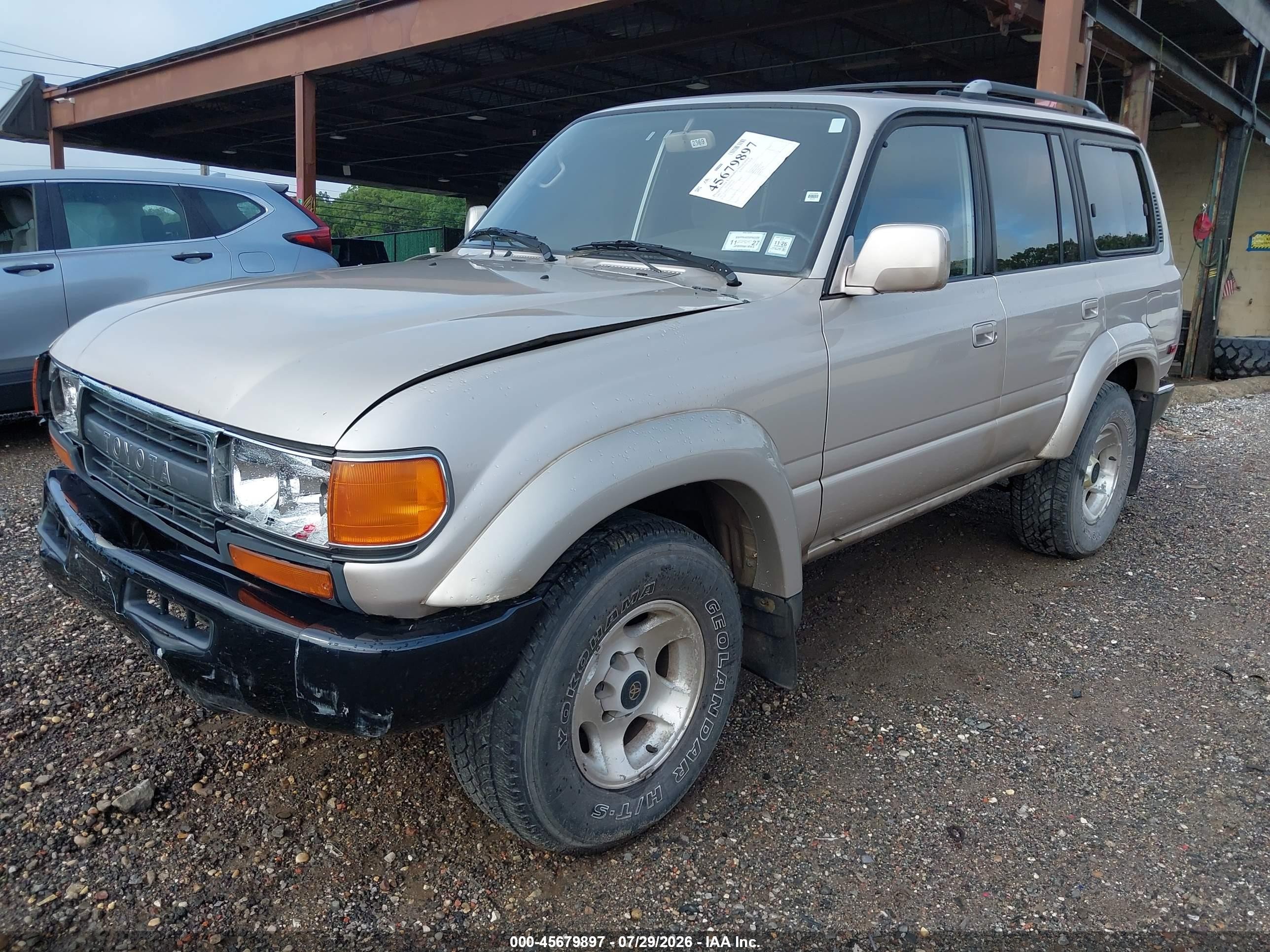 1993 Toyota Land Cruiser Dj81 Бежевый vin: JT3DJ81W1P0033295