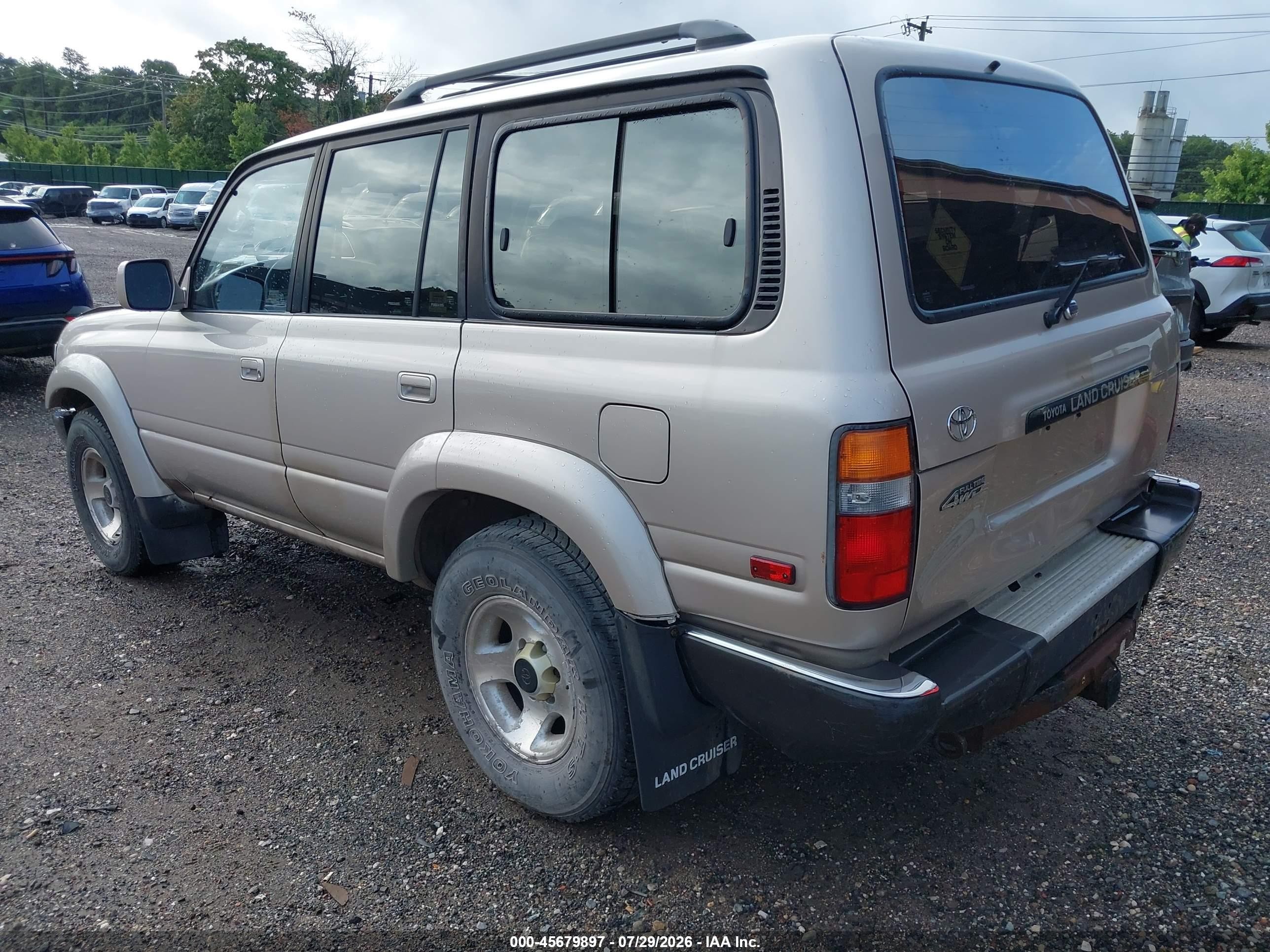 1993 Toyota Land Cruiser Dj81 Бежевый vin: JT3DJ81W1P0033295