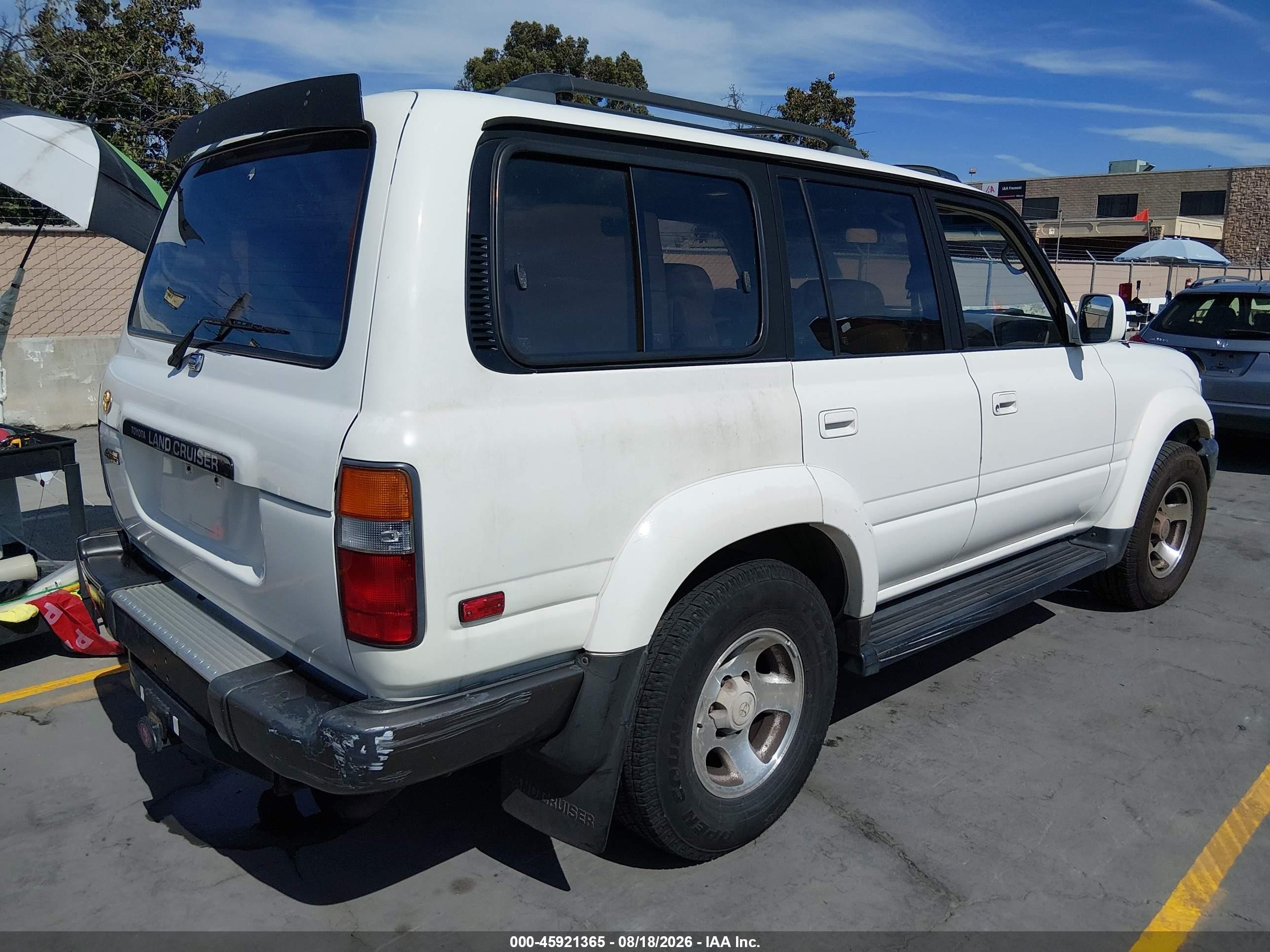 1995 Toyota Land Cruiser Dj81 White vin: JT3DJ81W2S0113021