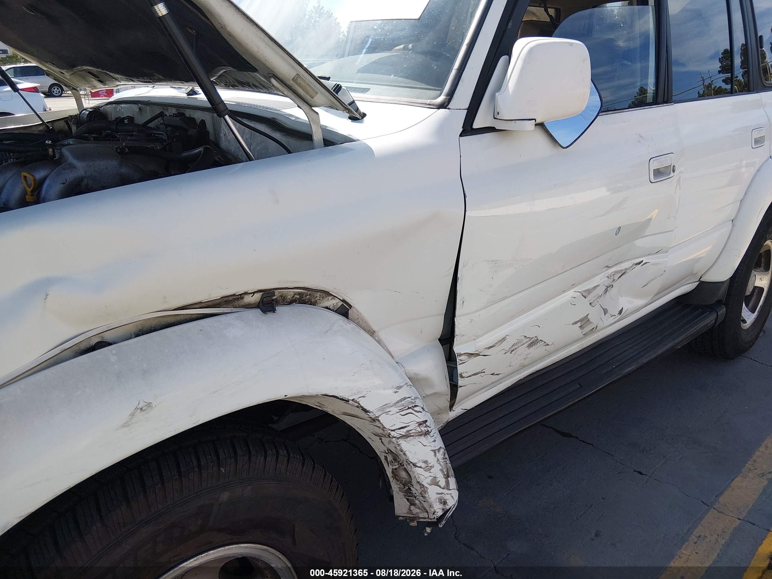 1995 Toyota Land Cruiser Dj81 White vin: JT3DJ81W2S0113021