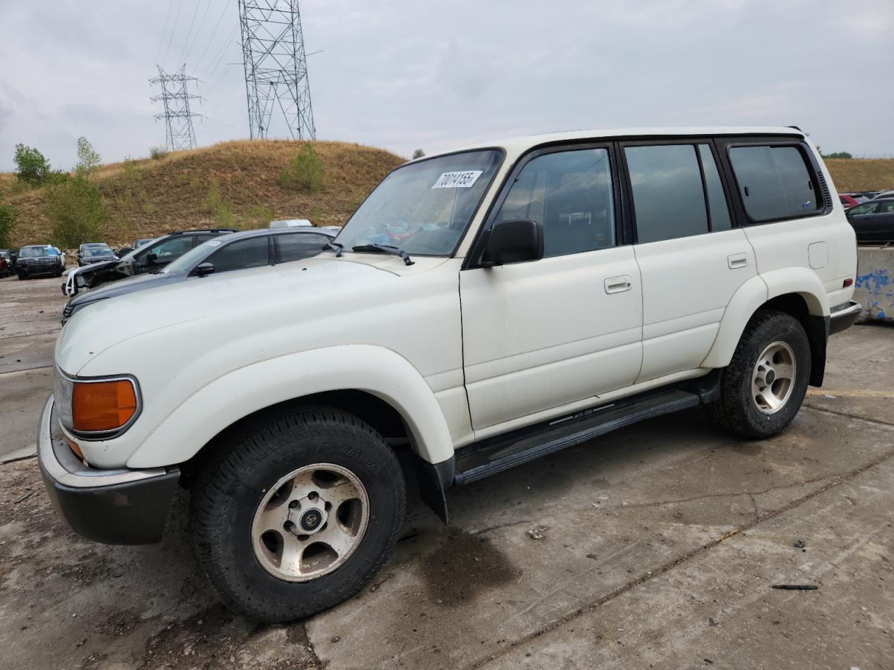 1994 Toyota Land Cruiser Dj81   White vin: JT3DJ81W3R0088365
