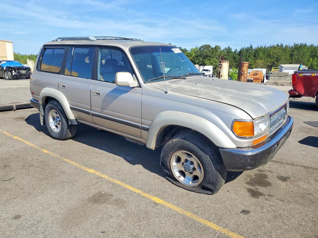 1994 Toyota Land Cruiser Dj81 Beige vin: JT3DJ81W5R0062964