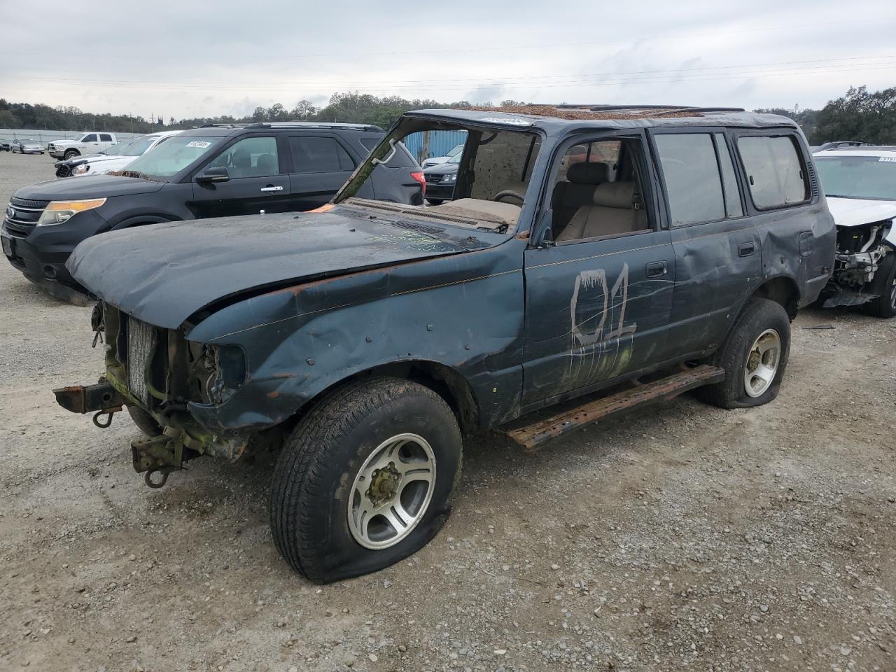 1995 Toyota Land Cruiser Dj81 Green vin: JT3DJ81W5S0103048