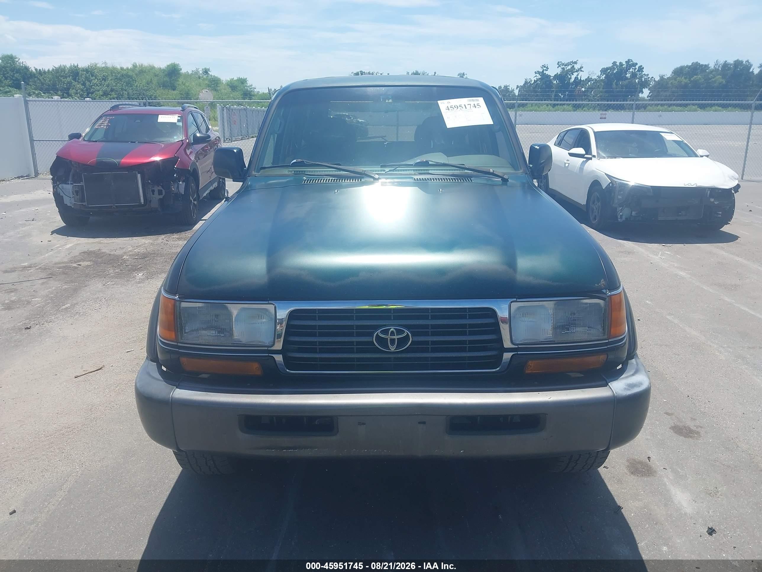 1995 Toyota Land Cruiser Dj81 Green vin: JT3DJ81W5S0112333