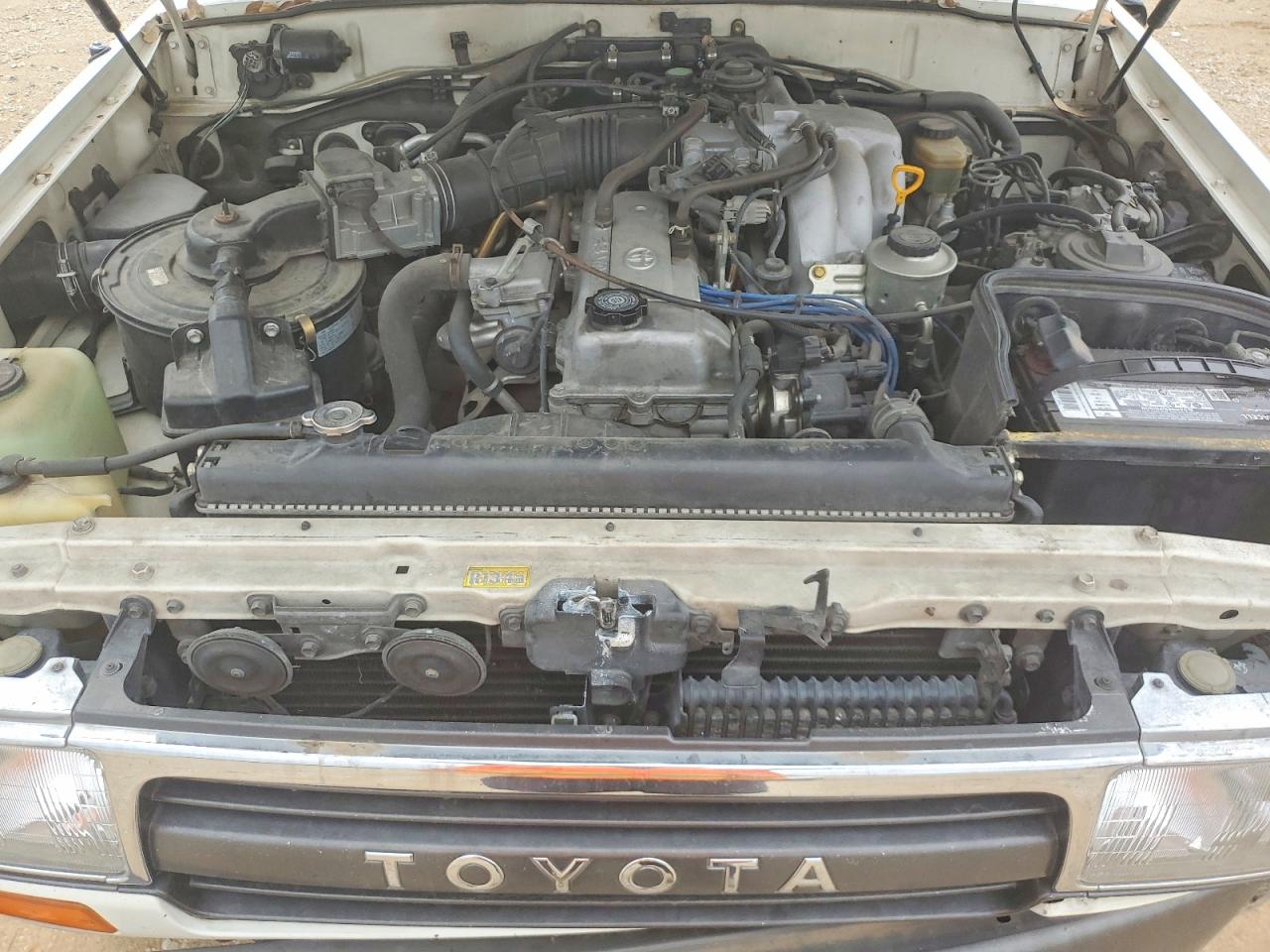 1993 Toyota Land Cruiser Base White vin: JT3DJ81W6P0042896