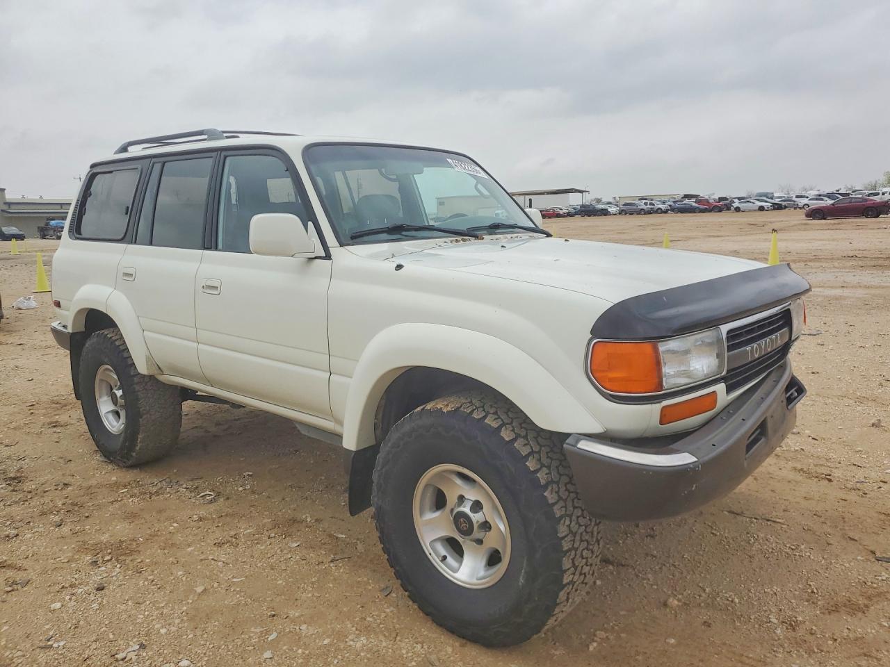 1993 Toyota Land Cruiser Base White vin: JT3DJ81W6P0042896
