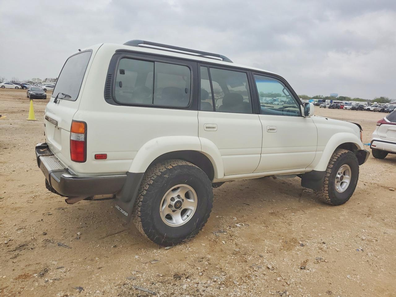 1993 Toyota Land Cruiser Base White vin: JT3DJ81W6P0042896
