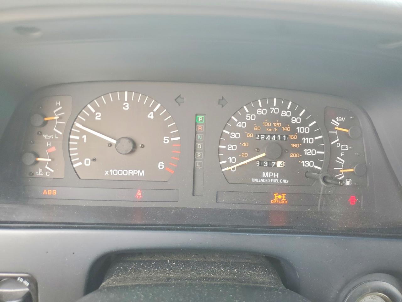 1993 Toyota Land Cruiser Base White vin: JT3DJ81W6P0042896