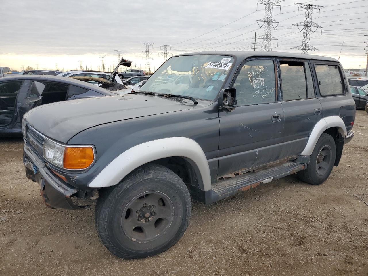 1994 Toyota Land Cruiser Dj81 Gray vin: JT3DJ81W6R0085122