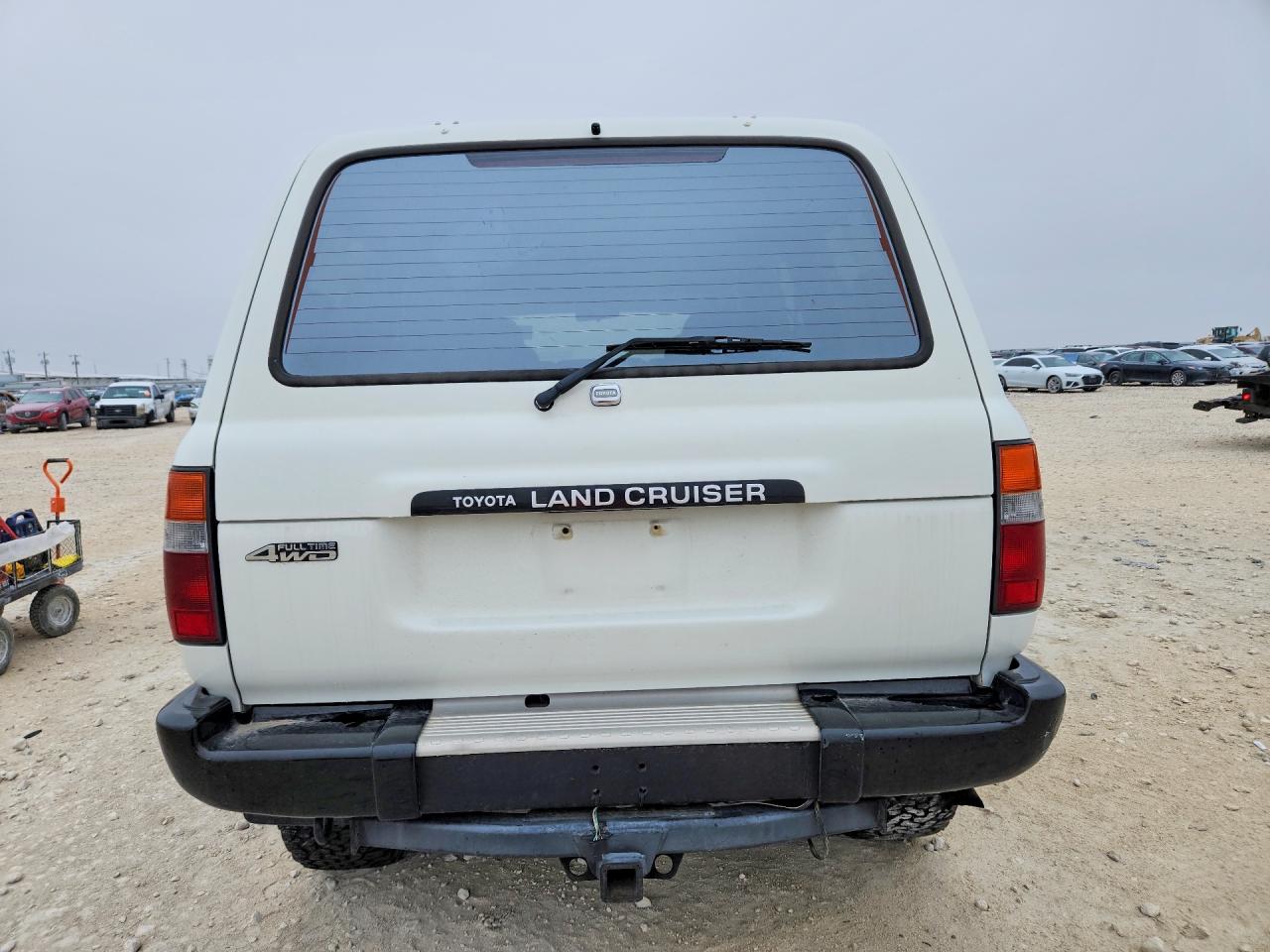 1995 Toyota Land Cruiser Dj81 White vin: JT3DJ81W6S0110574
