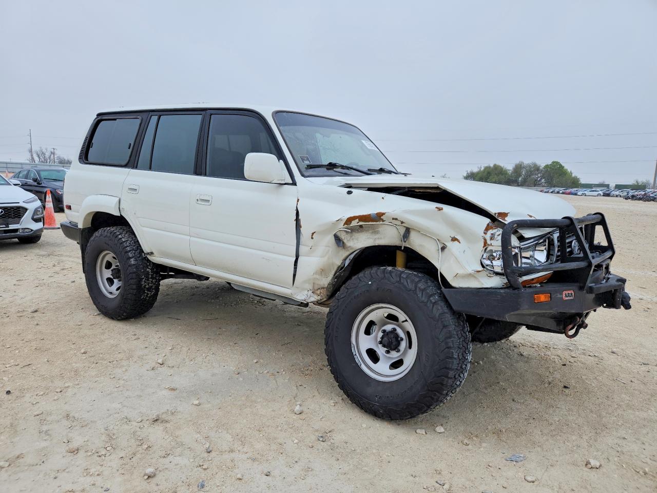 1995 Toyota Land Cruiser Dj81 White vin: JT3DJ81W6S0110574