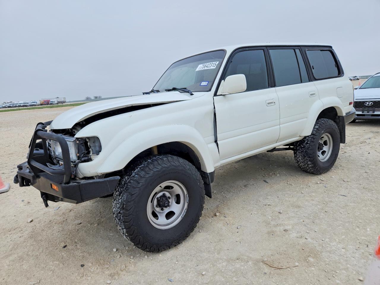 1995 Toyota Land Cruiser Dj81 White vin: JT3DJ81W6S0110574
