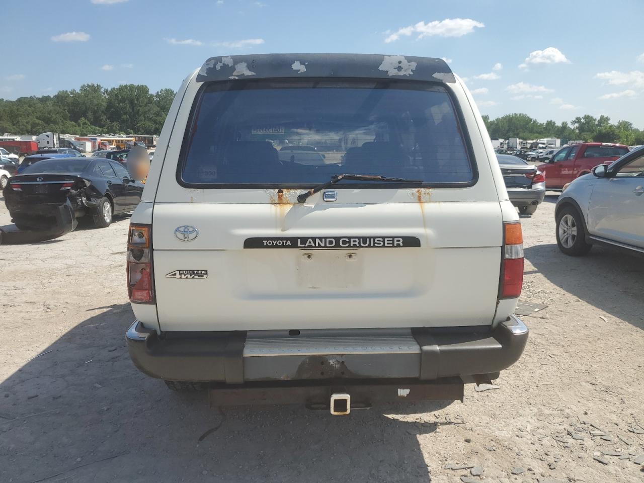 1994 Toyota Land Cruiser Dj81 White vin: JT3DJ81W7R0092340